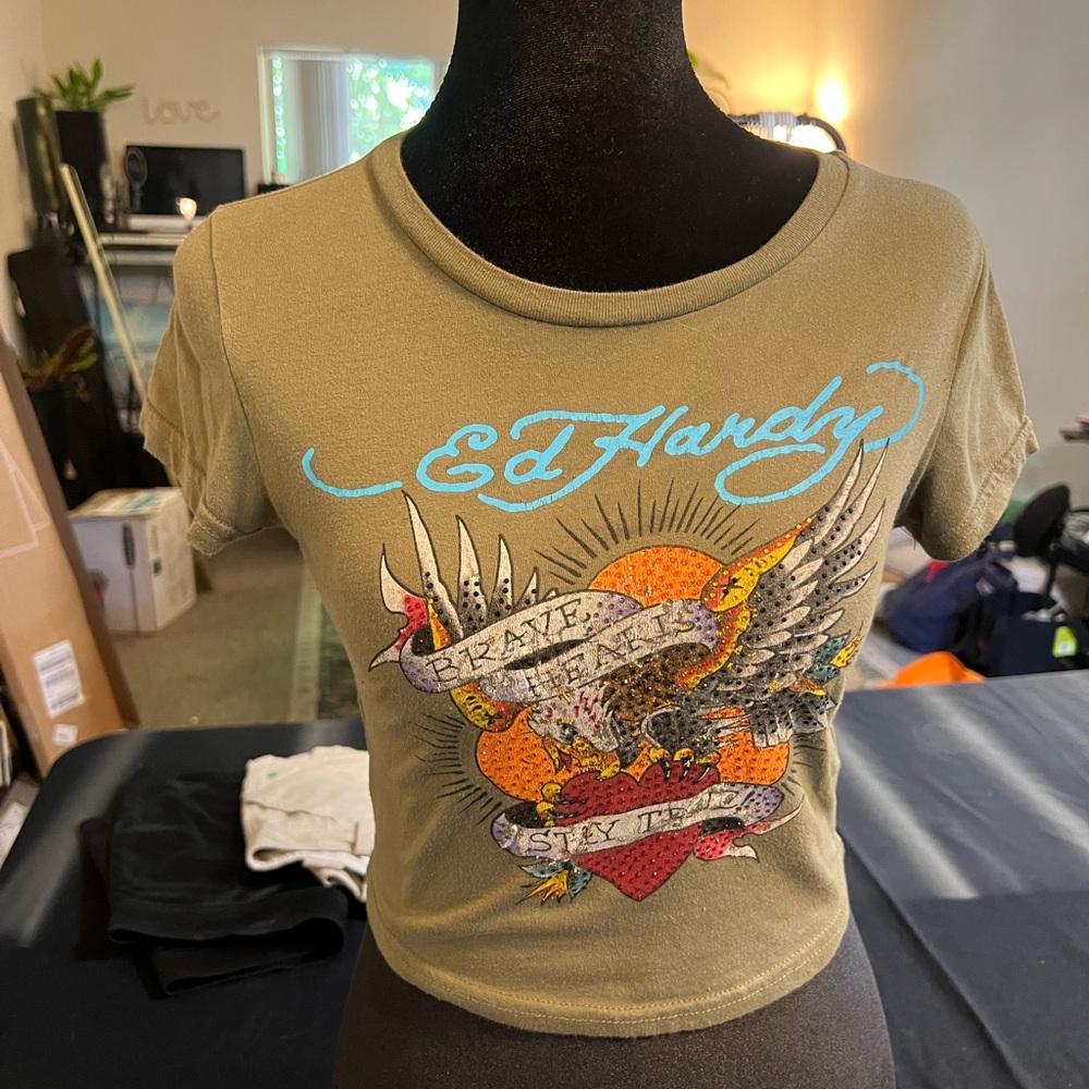 Ed Hardy crop top